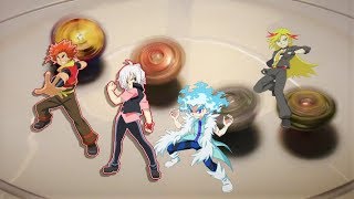 Spin Emperors / Supreme Four Beyblade 4 Way Battle : Beyblade Burst Evolution