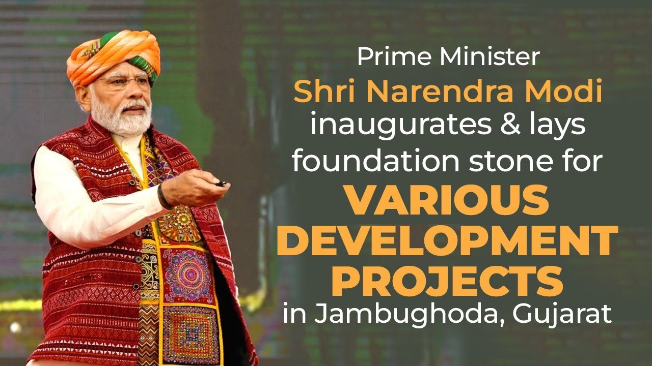 PM Modi Inaugurates & Lays Foundation Stone For Various Development ...