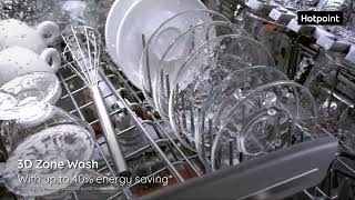 Hotpoint Dishwasher | HIC 3C33 CWE UK