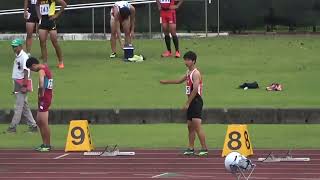 2023.9.17 宮崎県高校新人陸上 男子200m準決勝(速報)