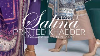 SALINA BY REGALIA TEXTILE PRINTED KHADDAR COLLECTIONS VOL 1