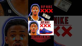 **RIP** 😢💔❌ #JaMorant LOSES his #NIKE Endorsement Deal **SHOES REMOVED FROM APP** ‼️🤯✅ #NBA #SHORTS