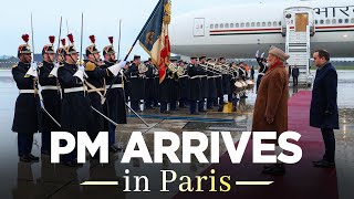 LIVE: PM Modi arrives in Paris, France