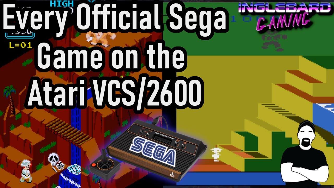 Every Official Sega Game Released On The Atari 2600 Aka The Atari VCS ...