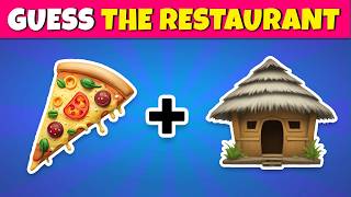 Guess the Fast Food Restaurant by Emoji 🍔🍕| Emoji Quiz 2025