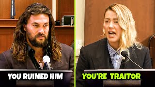 Amber Heard Rages At Jason Momoa For Being On Johnny Depp’s Side