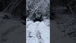 My husband out playing on our trails in the side by side. #sidebyside #polaris #ranger #michigan