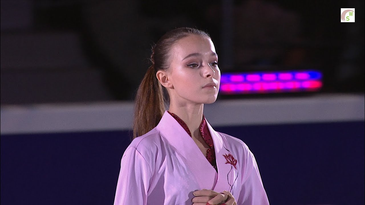 Anna Shcherbakova 2021 World Champion Flawless Exhibition Performance ...