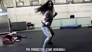 Wonder Woman's Rescue [Pre-Production stunt Rehearsal] 'Justice League'