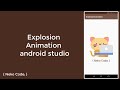 Explosion Animation android studio