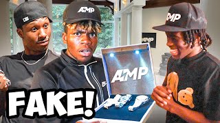 SUPRISING AMP WITH FAKE DIAMOND ROLEXES FOR 1 MILLION SUBS