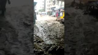 #like Due to heavy rainfall in Mumbra (bypass) Today😱😱😱 | Samad Official | #subscribetomychannel