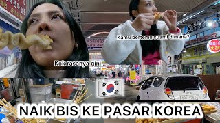 NAIK BIS KE PASAR KOREA SENDIRIAN😵😵‍💫🇰🇷 (ditinggal suami Korea kerja lagi🥲)