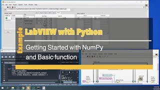 LabVIEW with Python #EP2 Getting Started with NumPy and Basic function