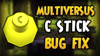 HOW TO FIX C-STICK BUG IN MULTIVERSUS (EASY)