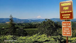 Mt Hood Panorama Point Vista House | Hood River Oregon : pack it in pack it out