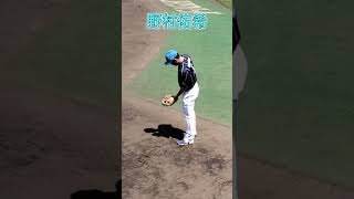 【FIGHTERS】 #野村佑希 の試合前 #shorts #プロ野球 #北海道日本ハムファイターズ #fighters