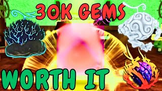 Spending 30k Gems - My Luck Was TOO GOOD - Fruit Battlegrounds