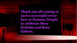 Mary and Mr. Khun Band at Pomona Temple 11-06-2011