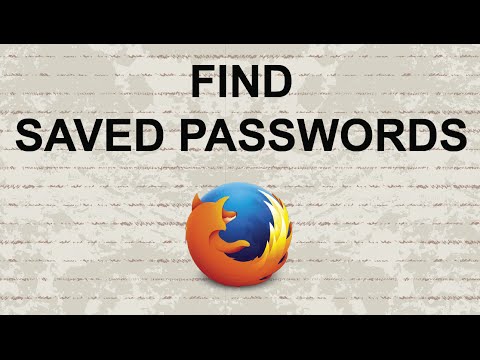 How to View Saved Passwords in Mozilla Firefox Browser How to View Saved Passwords in Mozilla Firefox Browser