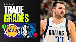 NBA expert GRADES THE TRADE | Lakers get an A for Luka, Mavs get a C- for Anthony Davis