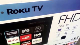 Sharp ROKU TV 1080p HDMI LED TV Unboxing