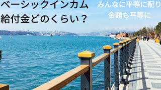 【ベーシックインカム】給付する金額どのくらい？