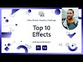 Top 10 Premiere Pro Effects | Video Motion Graphics Challenge