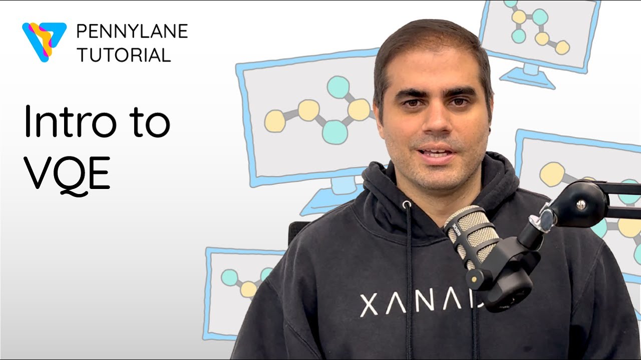 Variational Quantum Eigensolver Vqe Pennylane Tutorial Youtube