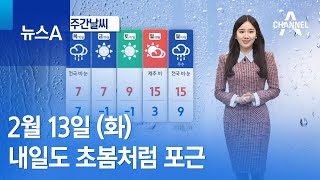 [날씨]내일도 초봄처럼 포근…전국 곳곳 비 | 뉴스A