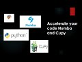Accelerate your code Numba and Cupy #machinelearning #python