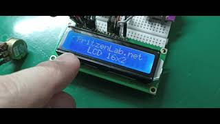 LCD display 16x2 with ESP32