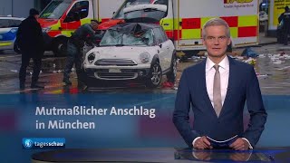 慕尼黑汽车冲撞人群事件 | 德语晚间新闻 Tagesschau 20250213