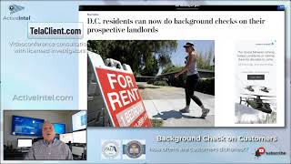 Businesses Running Background Checks on Customers.