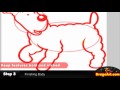 how to draw snowy the adventures of tintin snowy step by step