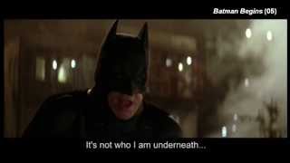 【spoiler】Batman Begins (clip 11)- Batman Reveals His True Identity to Rachel