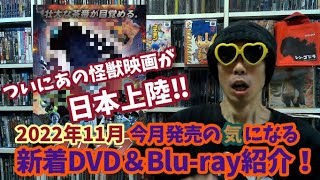 【2022年11月】来月発売の気になる新作DVD＆ブルーレイ紹介！