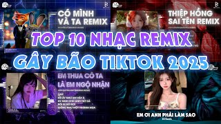 NHẠC REMIX TIKTOK TRIỆU VIEW - BXH Nhạc Trẻ Remix Hay Nhất Hiện Nay | Top 20 Nhạc TikTok Hay 2025