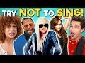 College Kids React To Try Not To Sing Along Challenge (10th Anniversaries) Ft. Austin Mahone