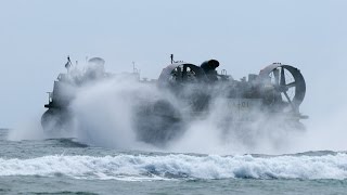 JMSDF Landing Craft Air Cushion Unit　LCAC Training #2