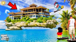 Franklin Buy Luxury ISLAND MANSION House To Surprise Shinchan and Doraemon in GTA 5