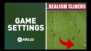 How To Make FIFA 23 REALISTIC - FIFA 23 Realism Sliders, Settings & 4K Gameplay Xbox Series X / PS5