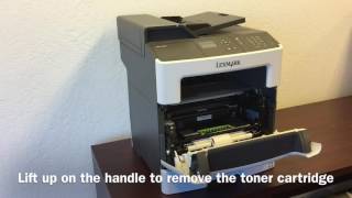 How to Install Lexmark MX410 Toner Cartridge