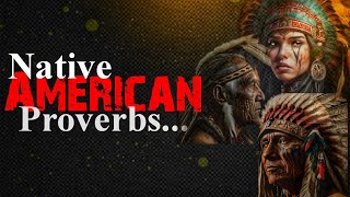 These Native American Proverbs Are Worth Listening | Native American Quotes and Proverbs | Wisdom |