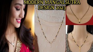 modern and simple mangalsutra design💞 2023 || light weight mangalsutra || latest gold mangalsutra