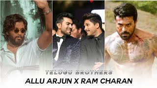 Allu Arjun X Ram Charan Transformation  | Telugu Brothers Action WhatsApp Status | Mood Off
