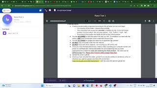 Tooltip using React Coding Ninjas Skills Test 1