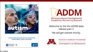 Data Release Part 2: Minnesota Autism Developmental Disabilities Monitoring Network