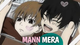 Mann Mera - AMV - My Little Monster | Hindi Amv | Anime Mix Hindi Songs | Anime MV | JalRaj Songs !!