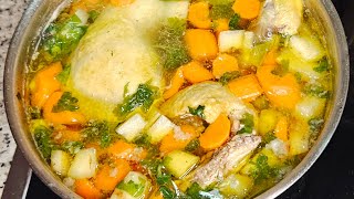 Vegetable Chicken Soup Recipe 🍲 Best Healthy Soup you need